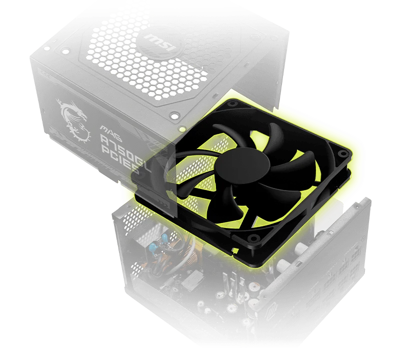MSI MAG A750GL PCIE5 750W 80 Plus Gold Full Modular Power Supply